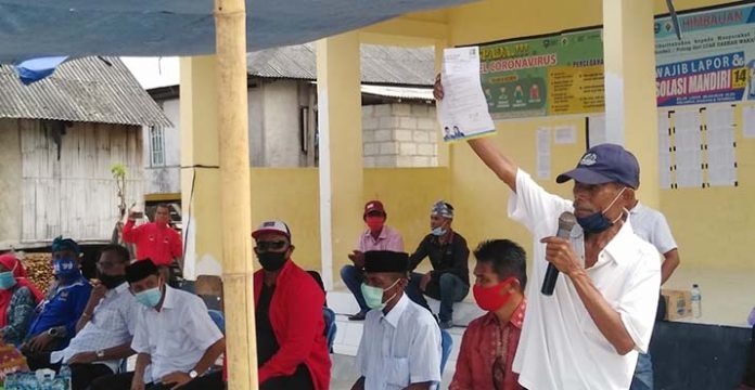 Teriakan Ganti Bupati Warnai Kampanye Paslon Hati di Pulau Binongko