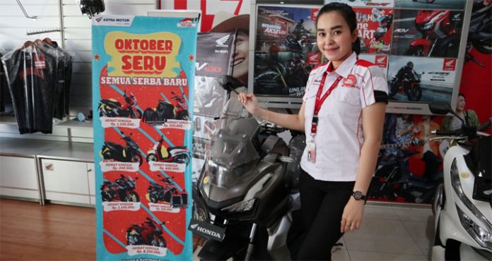 Banyak Diskon Motor Honda di Promo Oktober Seru