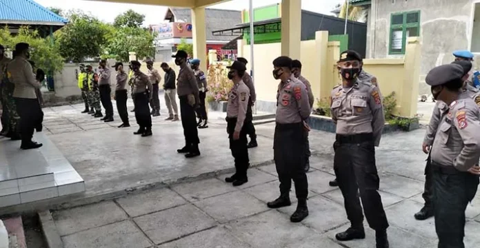 Polres Wakatobi Terjunkan 36 Personel BKO Amankan Kampanye di Pulau Binongko