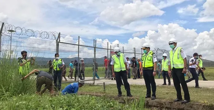 padatkarya Bandara Haluoleo Luncurkan Program Padat Karya, 150 Warga Terdampak Covid-19 Dilibatkan