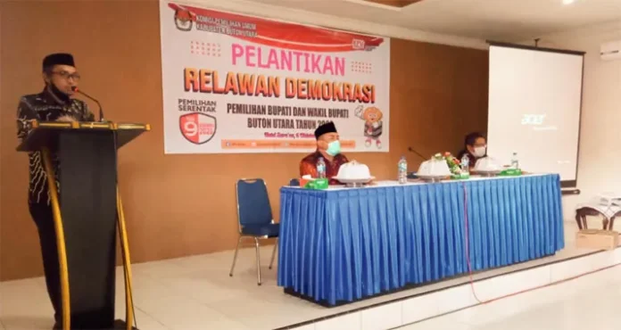 Relawan Demokrasi di Butur Diminta Pahami Regulasi