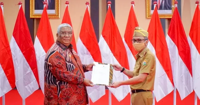 pelantikan Hery Alamsyah Ditunjuk Jadi PJs Bupati Butur