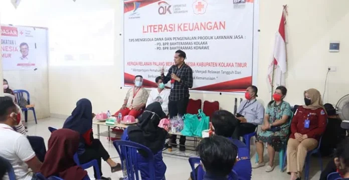 Dua BPR Bahteramas Edukasi Relawan PMI di Koltim