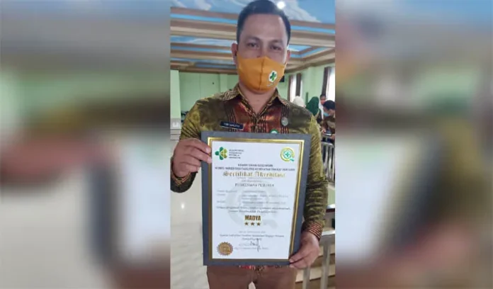sertifikat Layanan Baik, Puskesmas Puriala Raih Akreditasi Madya