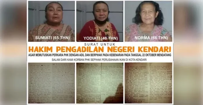 tiganenekk Kisah Tiga Nenek Korban PHK di Kendari yang Berjuang Tuntut Pesangon