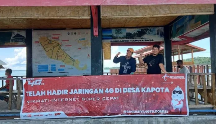 Jaringan 4G Telkomsel Kini Hadir di Pulau Kapota Wakatobi