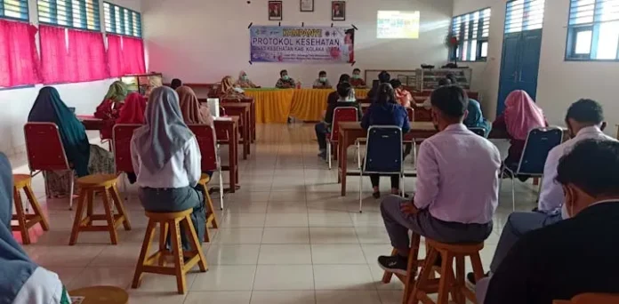 Jelang PBM Tatap Muka, Dinkes Kolut Gelar Kampanye Protokol Kesehatan di Sekolah