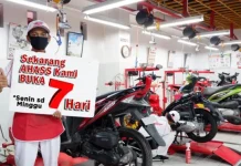 Kini Buka Tiap Hari, AHASS Siap Layani Servis di Hari Minggu Kini Buka Tiap Hari, AHASS Siap Layani Servis di Hari Minggu