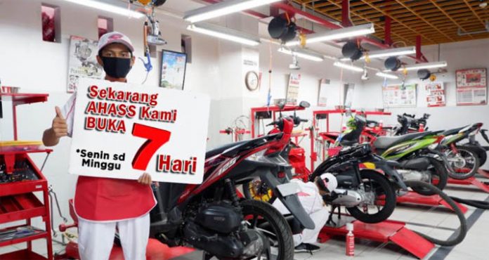 Kini Buka Tiap Hari, AHASS Siap Layani Servis di Hari Minggu