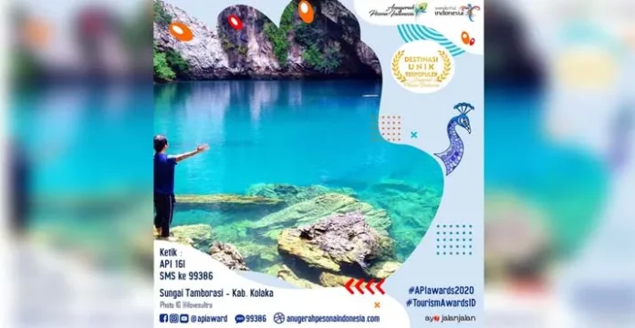Beri Dukungan Sungai Tamborasi Menangi Destinasi Unik Terpopuler di API 2020