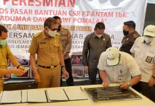 ANTAM Bantu Pembangunan Pasar Bokeo Laduma Dawi Dawi ANTAM Bantu Pembangunan Pasar Bokeo Laduma Dawi Dawi