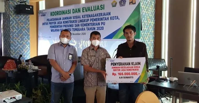 BP Jamsostek Santuni Pekerja Perusahaan di Sultra