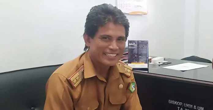 Kepala Dinas Koperasi dan UKM Kolut, Muhammad Yasin