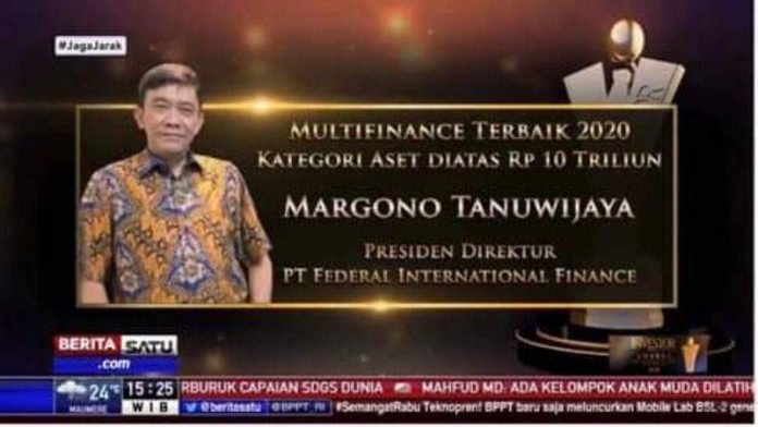 FIFGROUP Sabet Dua Penghargaan dalam Tokoh Finansial Indonesia 2020