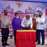 Peresmian Gedung GEPSULTRA Kolaka, Bupati Ingatkan Prokes Covid-19 Peresmian Gedung GEPSULTRA Kolaka, Bupati Ingatkan Prokes Covid-19