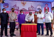 Peresmian Gedung GEPSULTRA Kolaka, Bupati Ingatkan Prokes Covid-19 Peresmian Gedung GEPSULTRA Kolaka, Bupati Ingatkan Prokes Covid-19