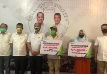 Ahli Waris Tim Pemenangan Ruksamin Diberi Santunan Kematian BP Jamsostek Ahli Waris Tim Pemenangan Ruksamin Diberi Santunan Kematian BP Jamsostek