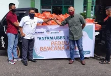 ANTAM Salurkan 350 Paket Sembako bagi Korban Banjir Kolut ANTAM Salurkan 350 Paket Sembako bagi Korban Banjir Kolut