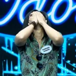 35 Kontestan Lolos ke Final Eliminasi Indonesian Idol Special Season Audisi idol : Ekspresi salah satu peserta setelah juri menyatakan lolos