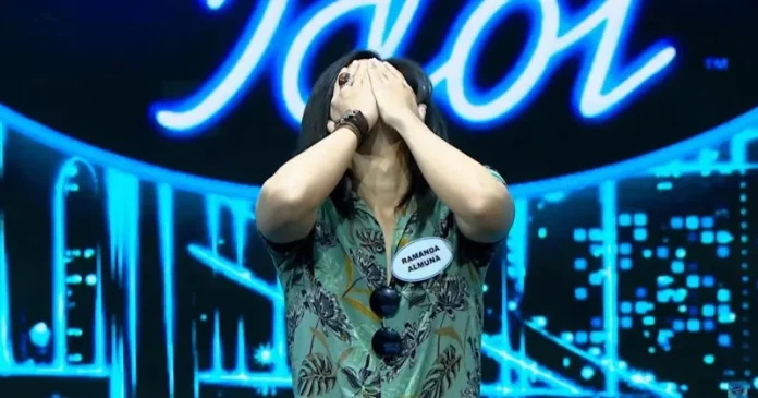 Audisi idol : Ekspresi salah satu peserta setelah juri menyatakan lolos