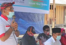 Haliana-Ilmiati Daud Kampanyekan Programkan Rp1 Miliar untuk Desa/Kelurahan Ketua Dewan Pimpinan Daerah (DPD) Partai Persatuan Indonesia (Perindo) Kabupaten Wakatobi, Lily Sudarto
