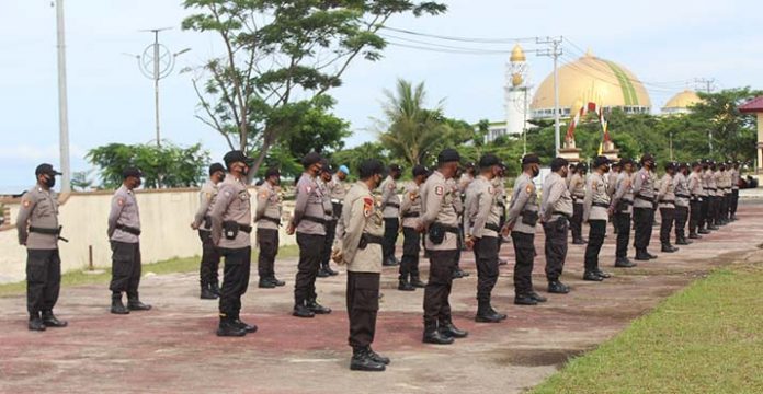 Polres Kolut Kirim 50 Personel BKO untuk Pengamanan Pilkada Koltim