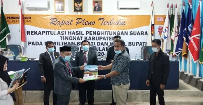 Pleno KPU Konkep, Paslon Amrullah-Lutfi Raih 12.769 Suara