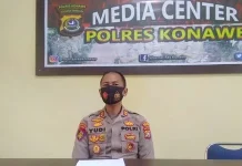 Polres Konawe Pastikan Hanya Satu Kelompok Massa yang Aksi di Morosi Kapolres Konawe Ajun Komisaris Besar Polisi (AKBP) Yudi Kristanto