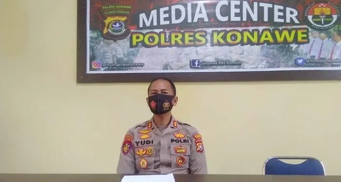 Kapolres Konawe Ajun Komisaris Besar Polisi (AKBP) Yudi Kristanto