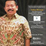 Yulian Warman Raih Top 40 PR Person dari Iconomics 2020 Yulian Warman Raih Top 40 PR Person dari Iconomics 2020
