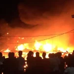 Tujuh Ruko di Dekat Jembatan Teluk Kendari Hangus Dilalap Api Tujuh Ruko di Dekat Jembatan Teluk Kendari Hangus Dilalap Api