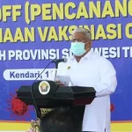 Ali Mazi Berterima Kasih kepada Penerima Vaksin Covid-19 Perdana Gubernur Sulawesi Tenggara (Sultra) Ali Mazi