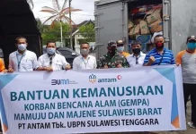 ANTAM Peduli, Salurkan Bantuan untuk Korban Gempa Sulbar ANTAM Peduli, Salurkan Bantuan untuk Korban Gempa Sulbar