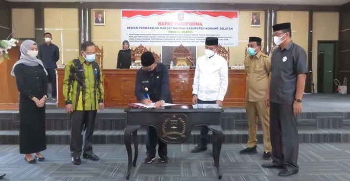 APBD Konsel 2021 Ditetapkan Rp1,43 Triliun