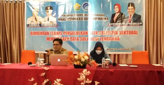 Diskominfo Sultra Gelar Bimtek Statistik Sektoral