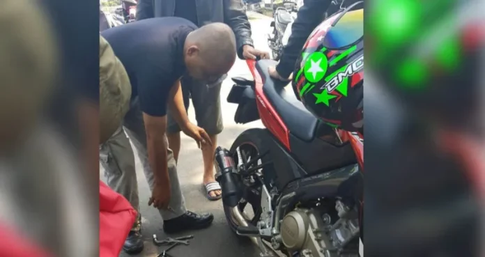 bogar Resahkan Masyarakat, Polres Kendari Mulai Sita Knalpot Bogar