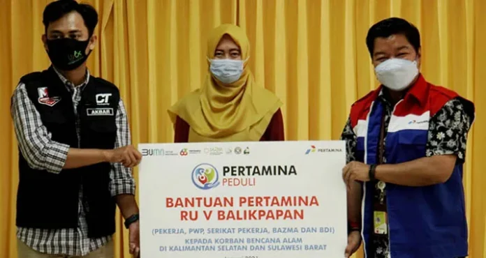 pertamina Pertamina Galang Donasi untuk Korban Banjir Kalsel dan Gempa Sulbar