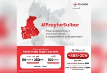 Telkomsel Pulihkan Jaringan Dan Beri Layanan Gratis di Sulbar Telkomsel Peduli Bencana Gempa Sulawesi Barat