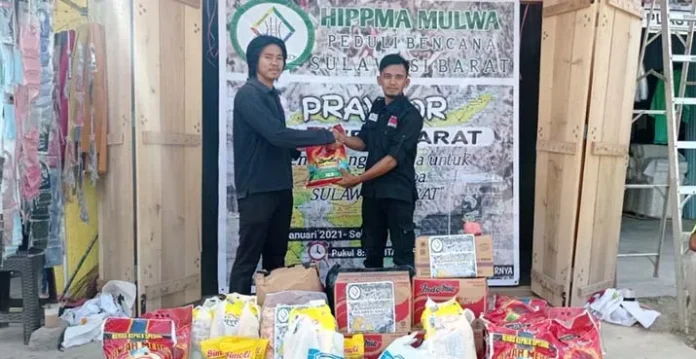 Himpunan Pemuda Keliling Desa di Puriala, Galang Dana Bantuan Sulbar