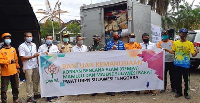 PWAT UBPN Sultra Salurkan Bantuan untuk Korban Gempa di Sulbar