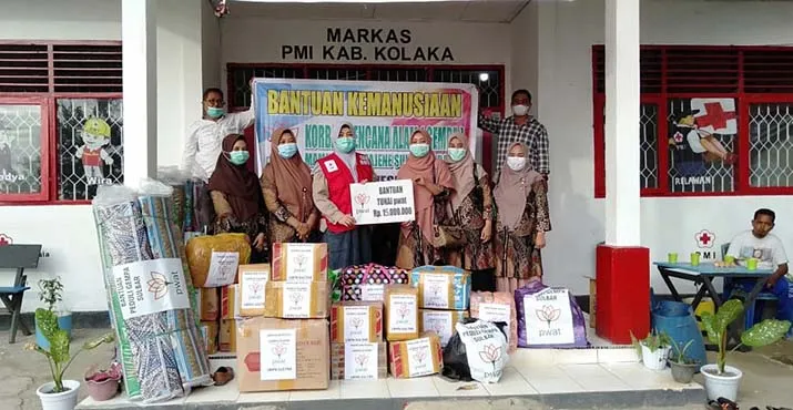 PWAT UBPN Sultra Salurkan Bantuan untuk Korban Gempa di Sulbar