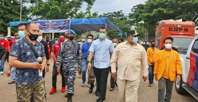 relawanpeduli Gubernur Sultra Lepas Relawan Peduli Bencana Sulbar