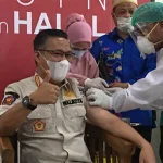 Usai Disuntik Vaksin, Wali Kota Sulkarnain Diminta Istirahat 30 Menit Iklan ZonasultraUsai Disuntik Vaksin, Wali Kota Sulkarnain Diminta Istirahat 30 Menit