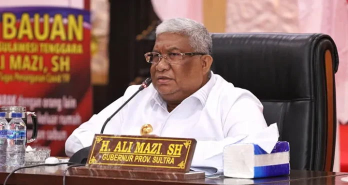 ali mazi Gubernur Sulawesi Tenggara (Sultra) Ali Mazi