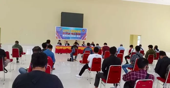 Bid Humas Polda Sultra Gelar Coffee Morning Bersama Jurnalis se-Kota Kendari
