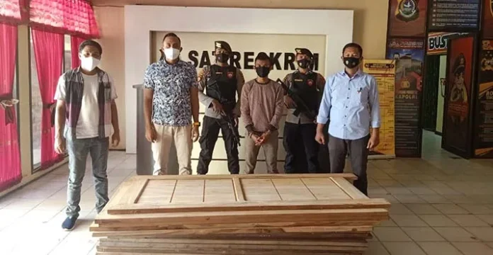 Polres Kendari Tangkap Pelaku Pencurian Spesialis Daun Pintu