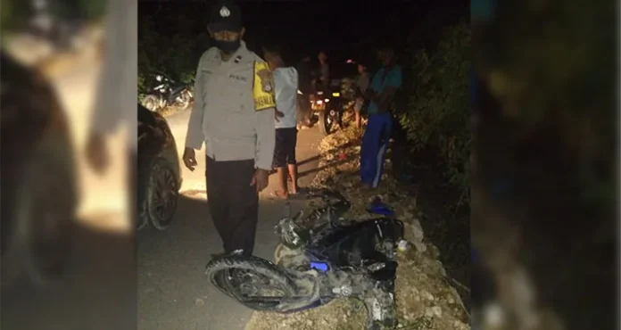 lakalantas Dua Motor Terlibat Tabrak di Mubar, Satu Pengendara Tewas