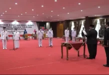 Tiga Bupati Resmi Dilantik Gubernur Ali Mazi