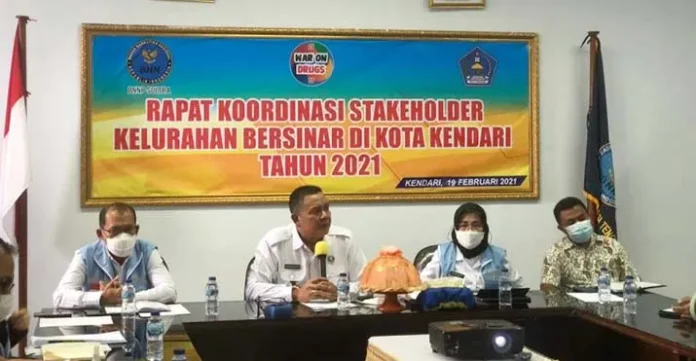 pokjabersinar Marak Peredaran Narkoba di 4 Kelurahan Ini, BNNP Sultra Bentuk Pokja Bersinar