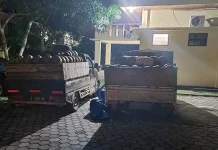 Polda Sultra Gagalkan Penyelundupan Ratusan Tabung Gas Elpiji 3 Kilogram Polda Sultra Gagalkan Penyelundupan Ratusan Tabungan Gas Elpiji 3 Kilogram
